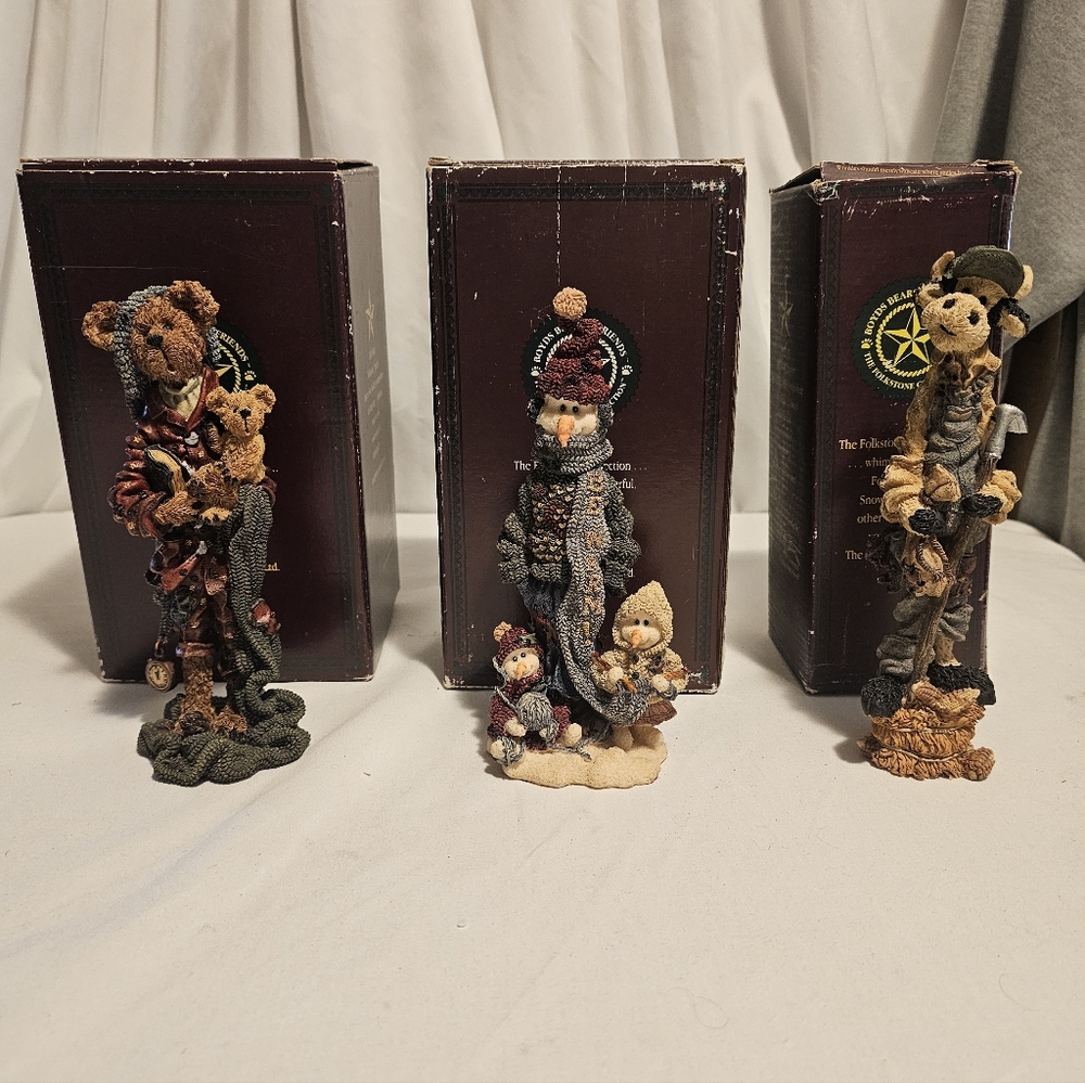 3 Boyd Bear And Friends Figurine